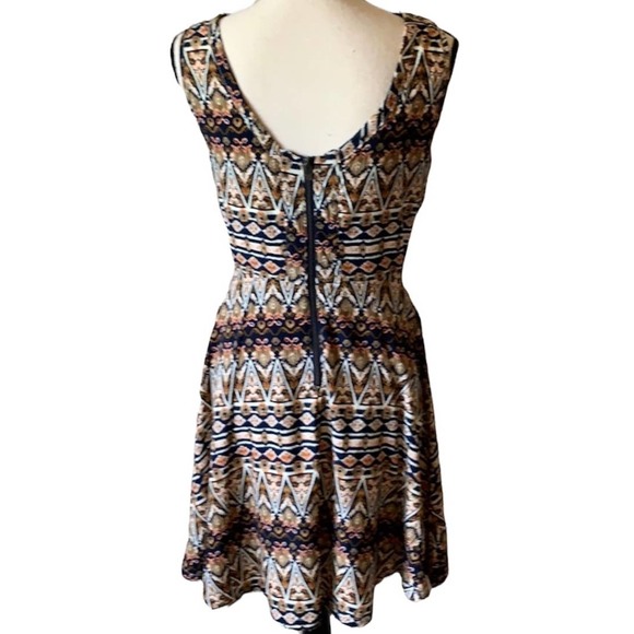 NWOT  Miss Me Aztec Multicolor Print Mini Dress | Small - Picture 6 of 9